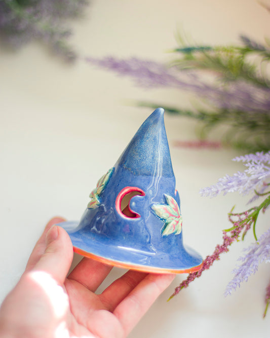 Purple Moon Witch Hat