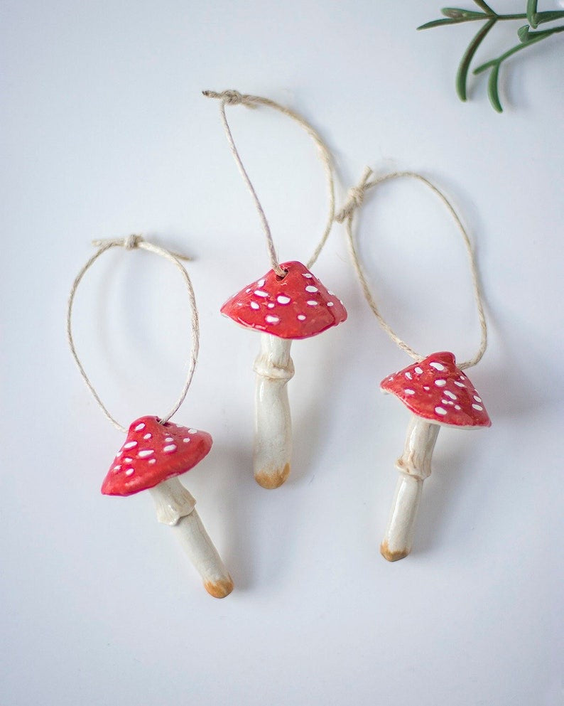 Mushroom Ornaments