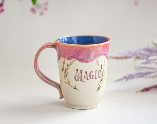 Magic Lavender Mug In Pink