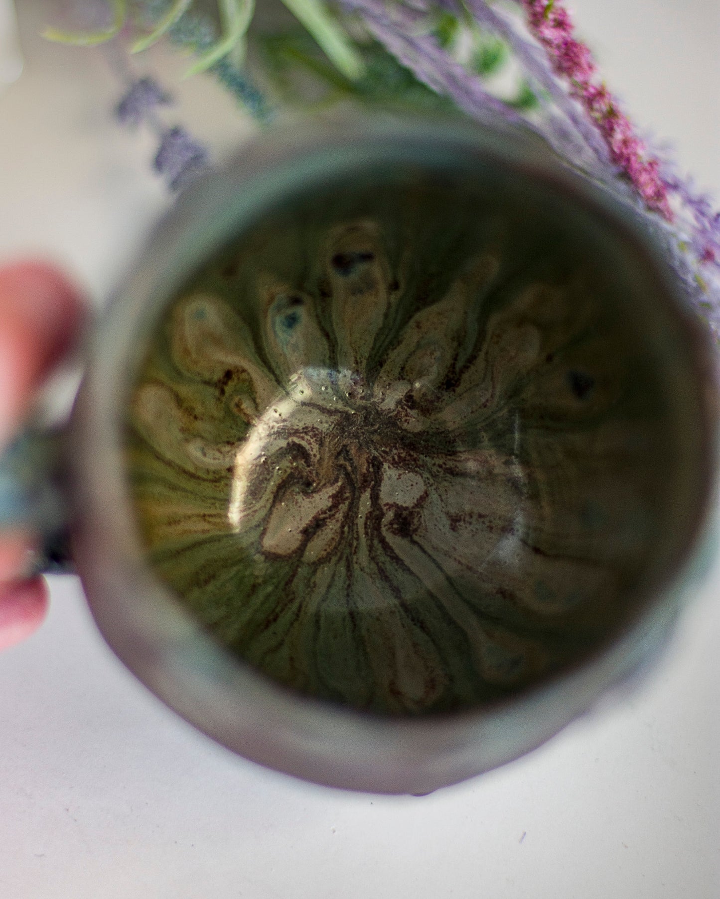 Fern Leaves Cauldron Mug