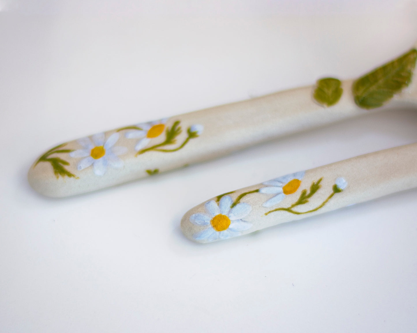 Daisies Ceramic Spoon