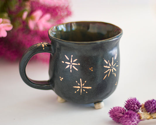 Starry Night Cauldron Mug